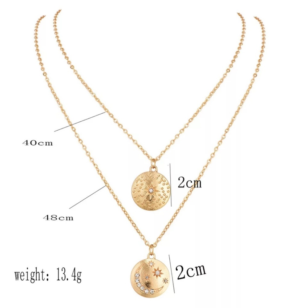 Celestial Layered Necklace - Picture 4 of 4
